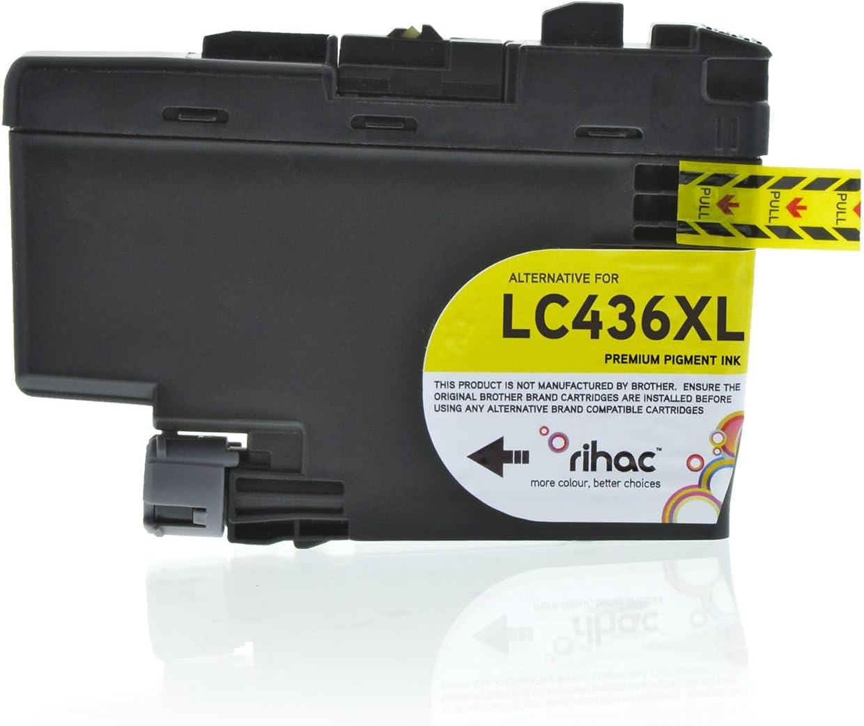 LC436XL Compatible High Yeild (6000BK/5000C,M,Y Page) Ink Cartridge Set for Brother Printers (LC-436XLBK LC-436XLC LC-436XLM LC-436XLY) MFC-J4340DW MFC-J4440DW MFC-J4540DW MFC-J5855DW + More image number 1