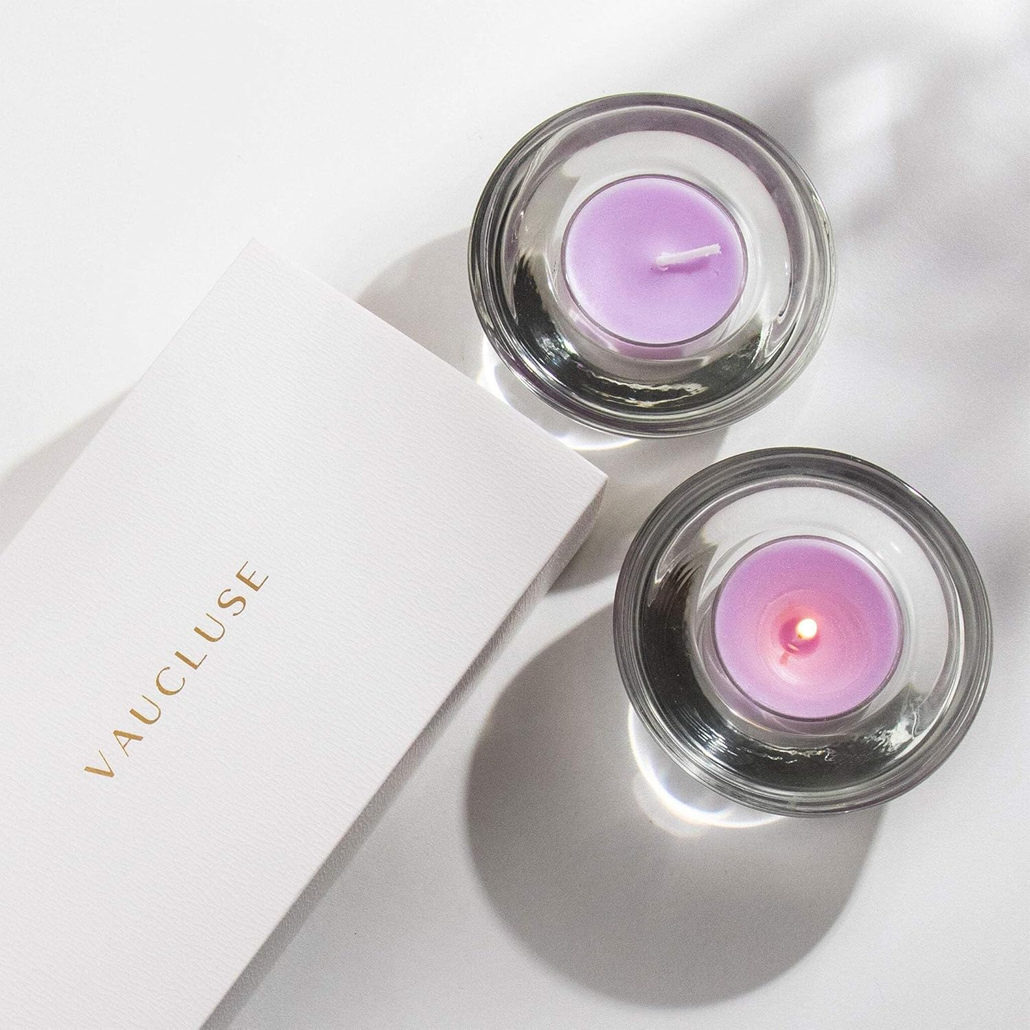 Lavender Scented Tealight Candles 16 Pack - Soy Wax, Herbaceous & Floral Aroma, Soothing & Calming, Eco-Friendly, Ideal for Relaxation & Tranquil D?Cor