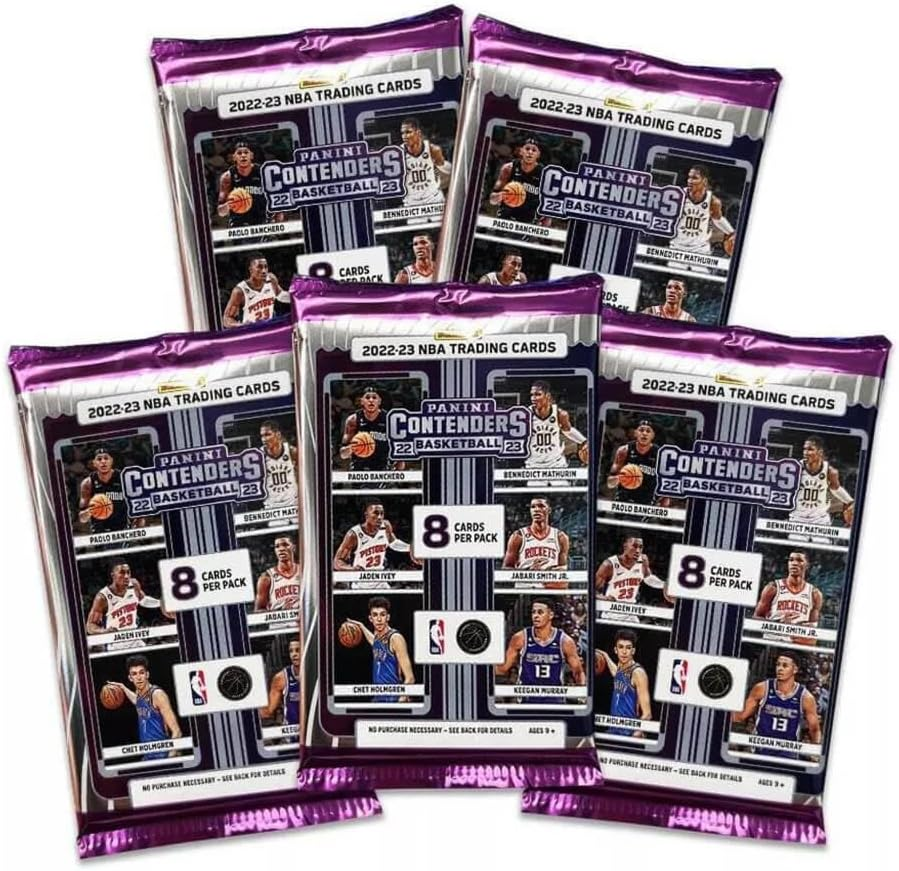 Panini Contenders 2022-23 NBA Basketball Blaster Box - 1 Autograph or Memorabilia Card per Box - 40 Trading Cards image number 1