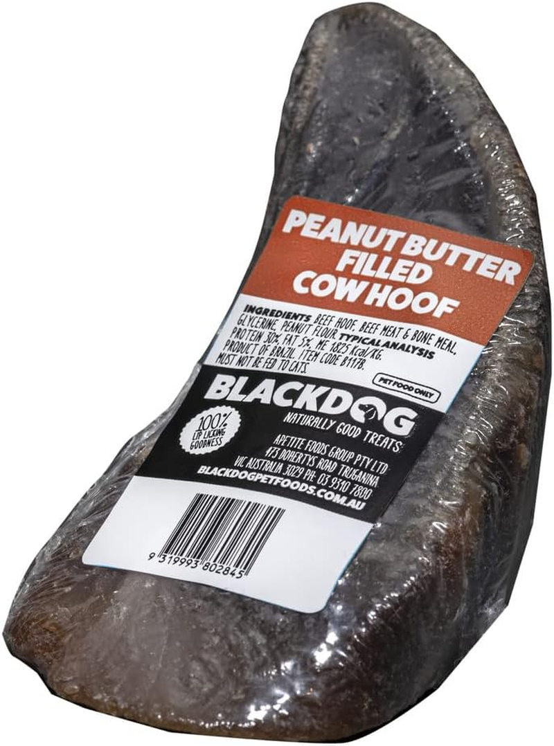 Blackdog Filled Cow Hoof - Peanut Butter