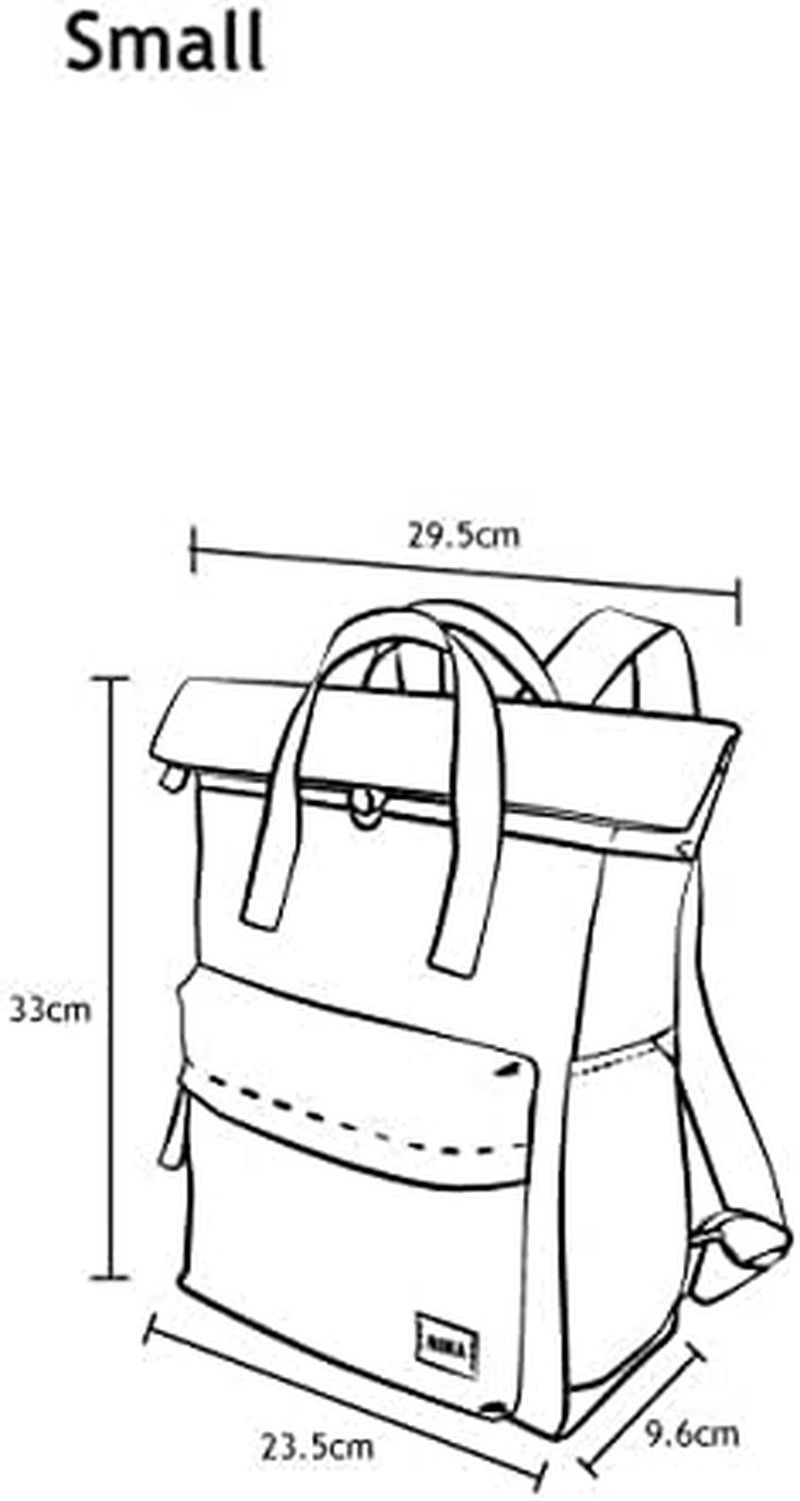 Roka London Canfield B Small Sustainable Nylon Backpack - Canal image number 7