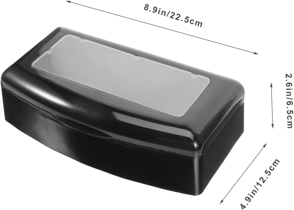 NULYLU Nail Care Tool Tray Box Sterilizer Tray for Tweezers Hair Cutters Manicure Kit image number 4