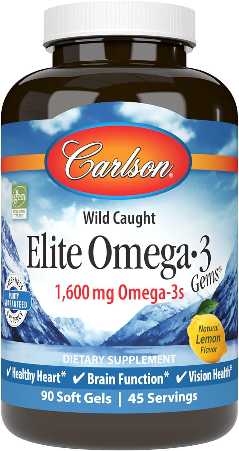 Carlson Carlson Elite Omega-3 Gems 90 Sg