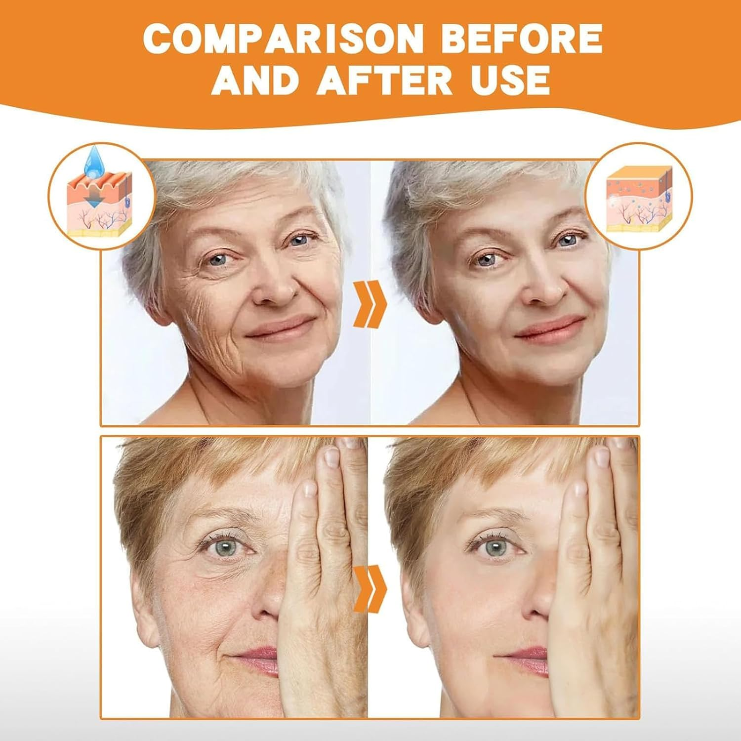 Instant Skin Essence Collagen Set,Spiral Peptide Deer Bone Collagen Essence Kit,Bone Melting Film Kit,Long-Lasting Moisturizing and Firming,For Reduce Fine Lines & Wrinkles (1Pcs) (3 PCS) - 2 Pcs image number 7