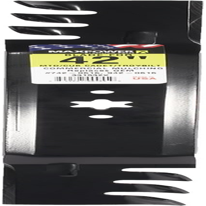 Maxpower 331532XB Commercial Mulching Blade for 42 In. Cut MTD, Cub Cadet, Troy-Bilt Mowers Replaces OEM #'S 742-04126, 942-0616 image number 3