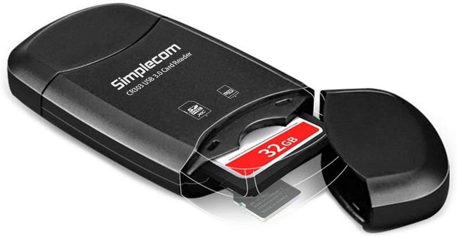 Simplecom CR303 2 Slot Superspeed USB 3.0 Card Reader with Dual Caps image number 3