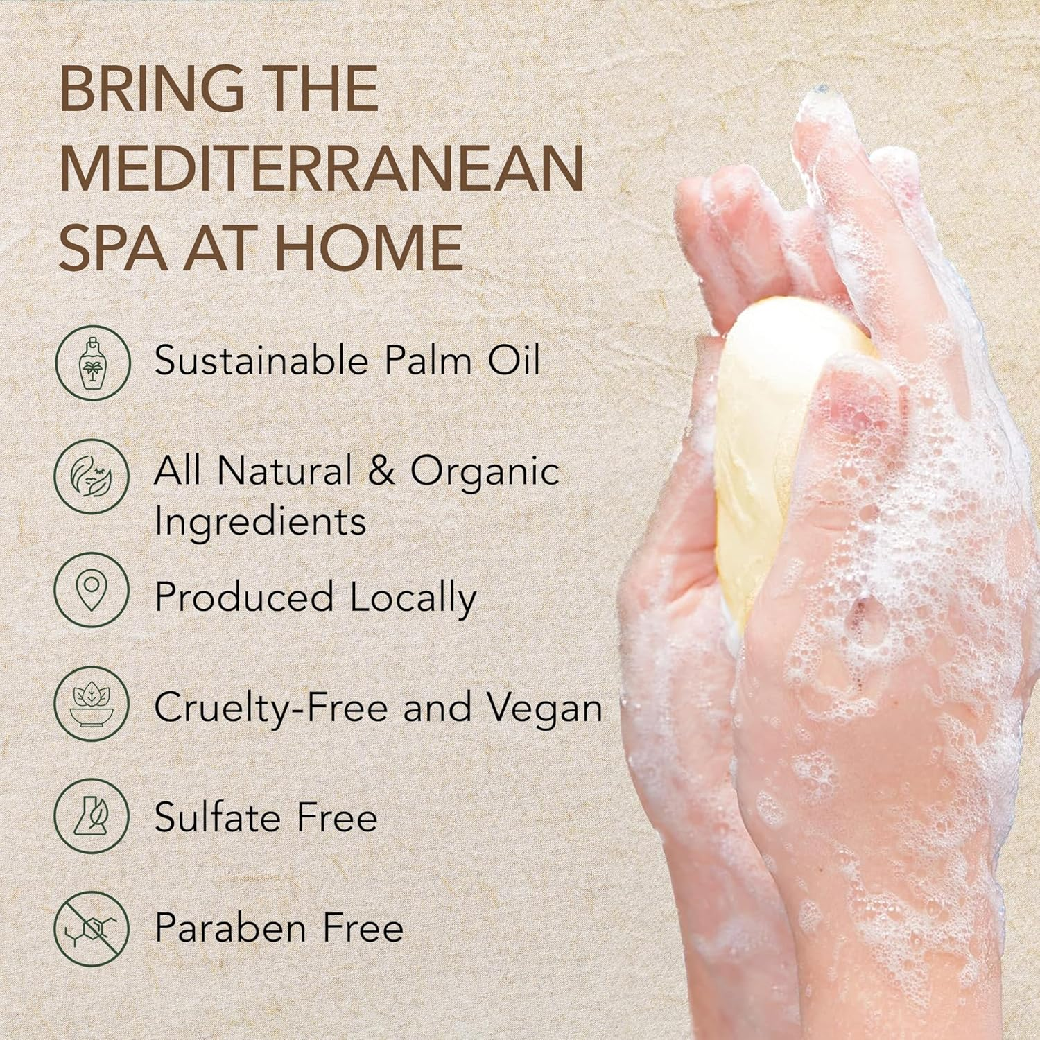 O NATURALS 100% Natural Bar Soap - Gift Set - Organic Ingredients & Essential Oils - Spa Gifts for Women & Men, Body Wash & Face Soap - 6PC Citrus Soap Collection image number 5