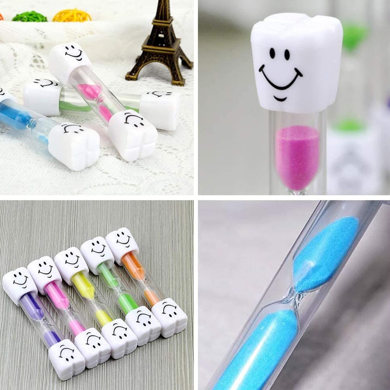 Kids 2 Minute Sand Timer Toothbrush, Random Colour, Single/Twin Pack (2X 2 Minute Timer) image number 4