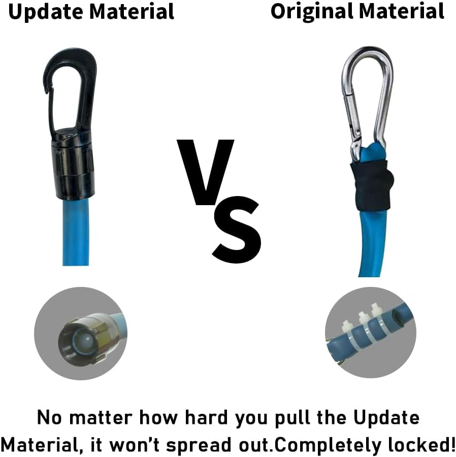 UCEDER Swim Tether Stationary Swimming,Swim Resistance Belt, Swim Bungee Training Belt, Pool Swim Trainer Belt Harness,Great for Swim Training & Exercise image number 4