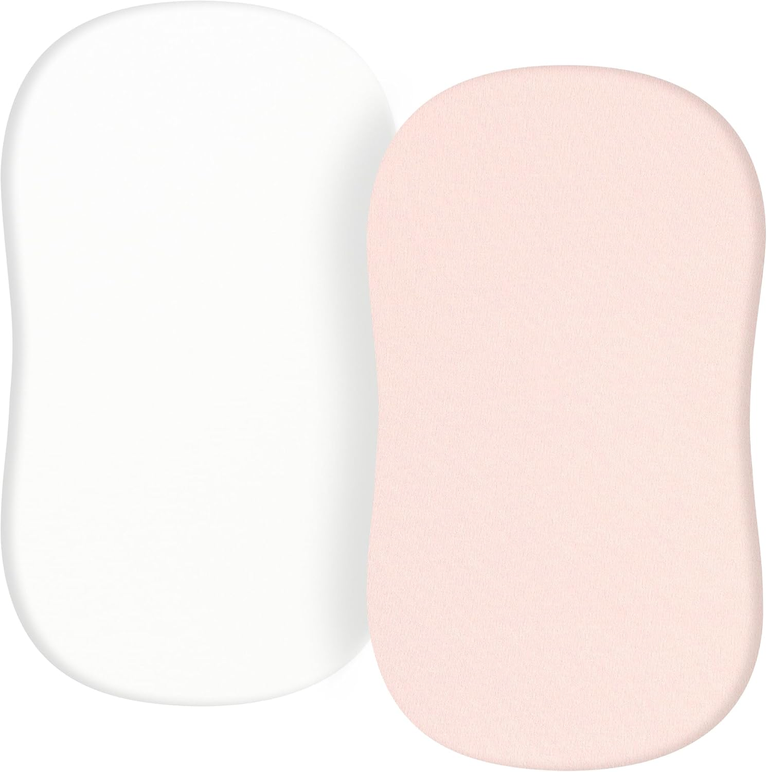 TILLYOU Pack and Play Sheet - Soft Quilted Crib Cover Pad, Toddlers Mattress Protector with 1''-3'' Deep Pocket, Thick Play Yard Playpen Sheets, Breathable Fluffy Crib Mattress Pad, 39"X27", Grey