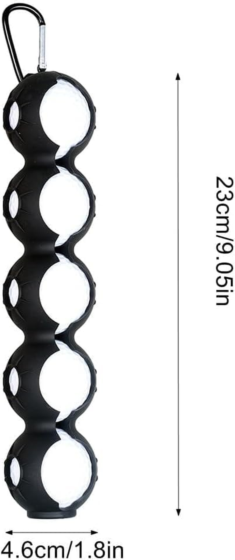 Golf Ball Holder - Holds 5Golf Balls, Easy Attachment to Bag or Cart, Gift Accessories for Men and Women image number 1