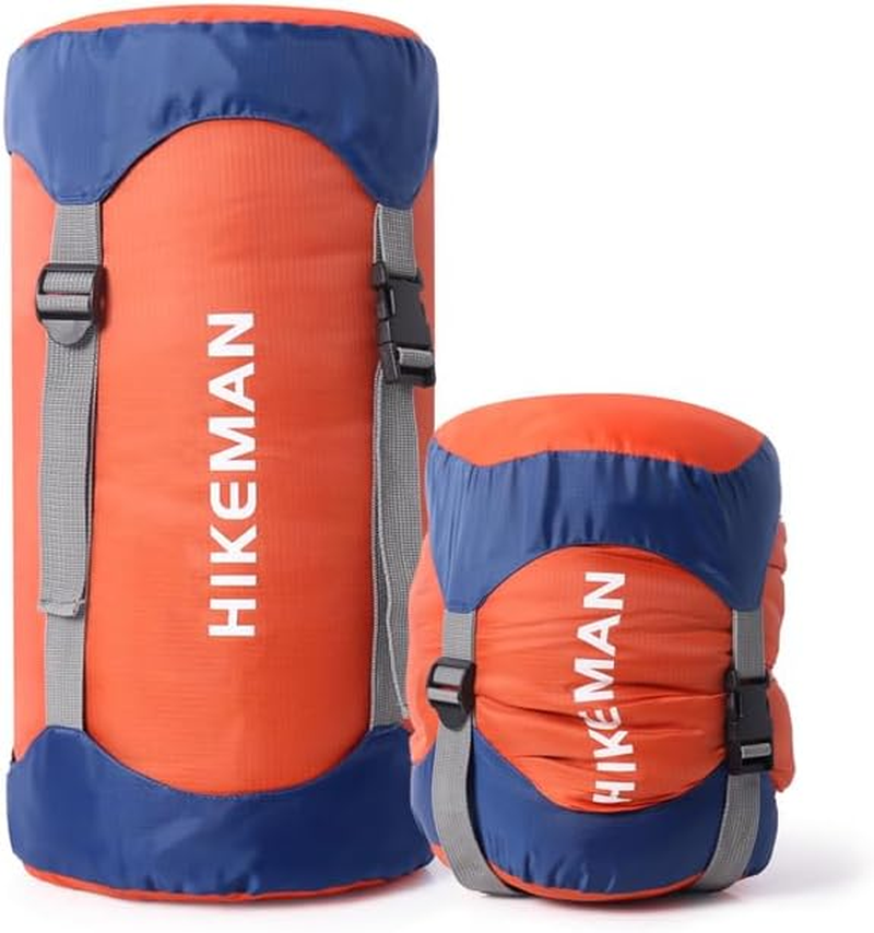 AIMALL Waterproof Compression Stuff Sack Outdoor Camping Storage Bag Sleeping Bag Cover, Adjustable Straps, 4 Sizes, Tear-Resistant