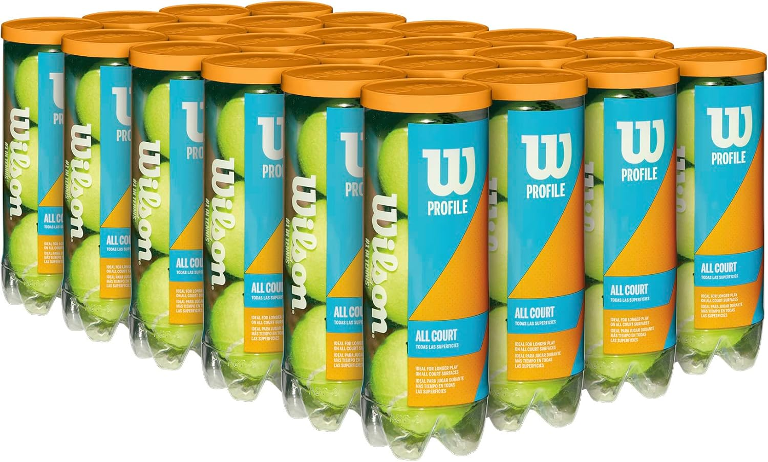 WILSON Sporting Goods Prime All Court Tennis Ball image number 2