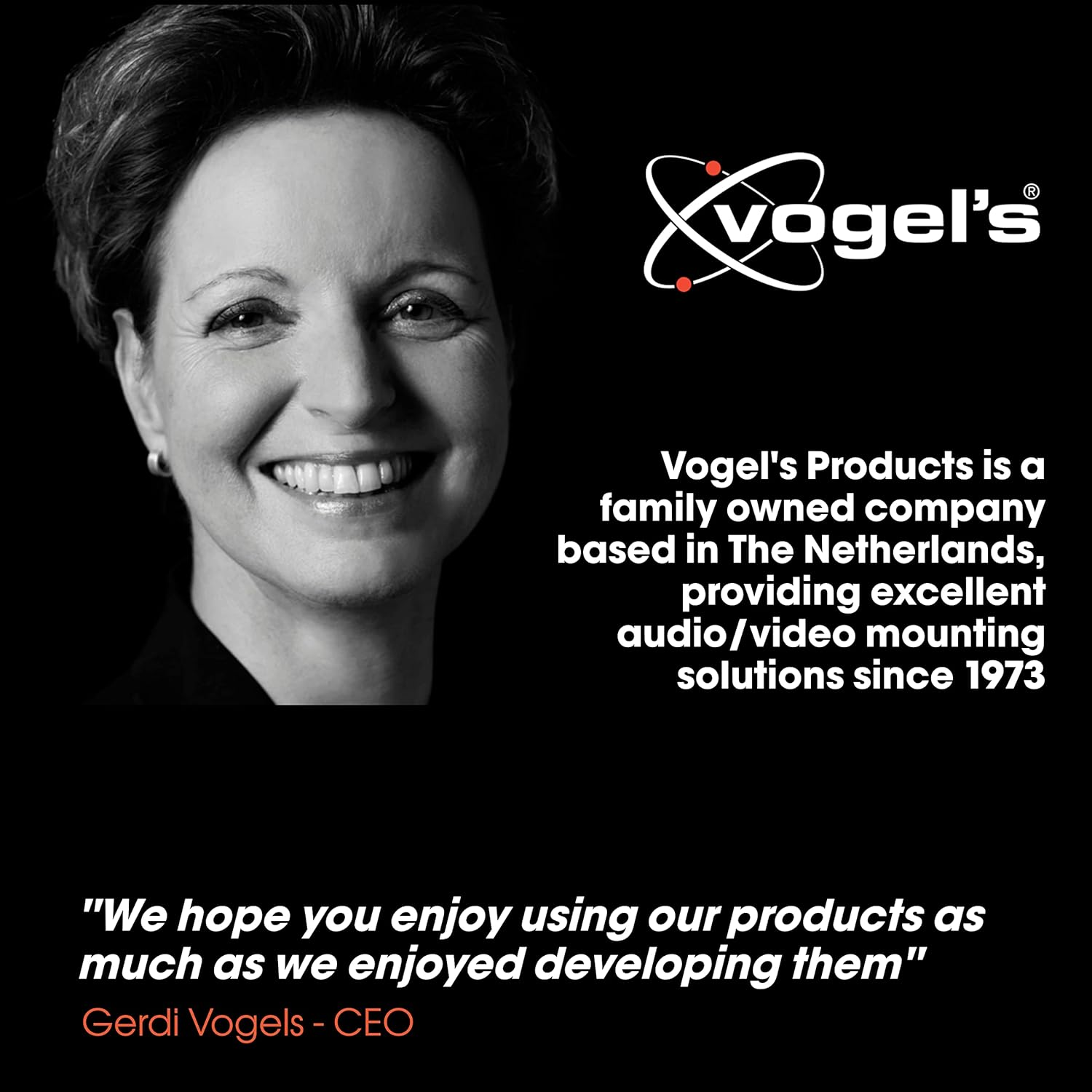 Vogel'S TVM 3245 Full-Motion TV Wall Bracket for 19-43 Inch Tvs, Max. 33 Lbs (15 Kg), Swivels up to 180&ordm;, Full-Motion TV Wall Mount, Max. VESA 200X200, Universal Compatibility