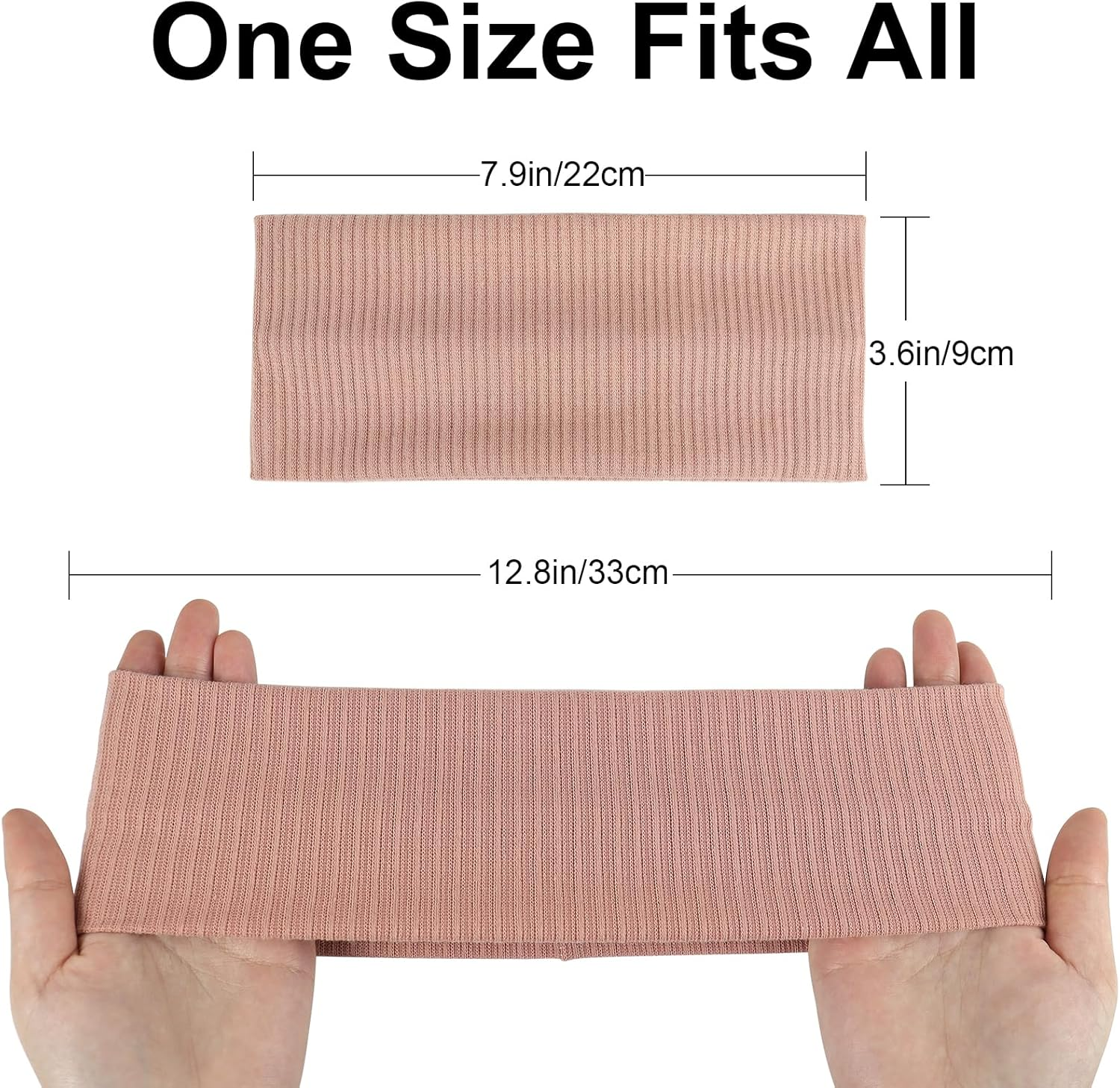 Blooms Women'S Hair Band, Pack of 6, Elastic Headband, Women'S Non-Slip Hair Bands, Fashion Hair Accessories, Sports, Yoga, Exercise, Fitness Headband image number 5