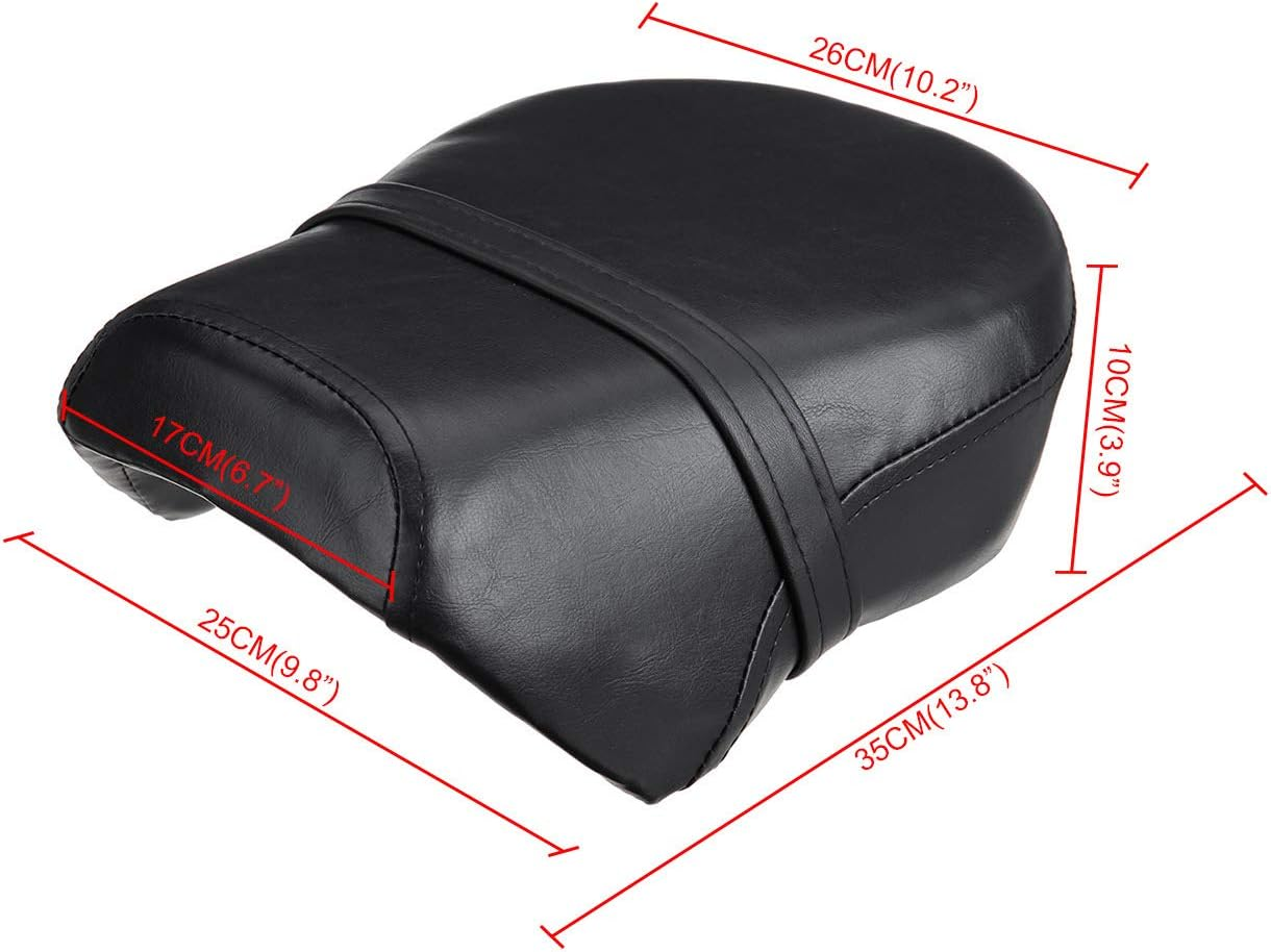 Artudatech Rear Pillion Passenger Seat for Sportster Harley 883 883C 883N XL1200 2007-2013 image number 2