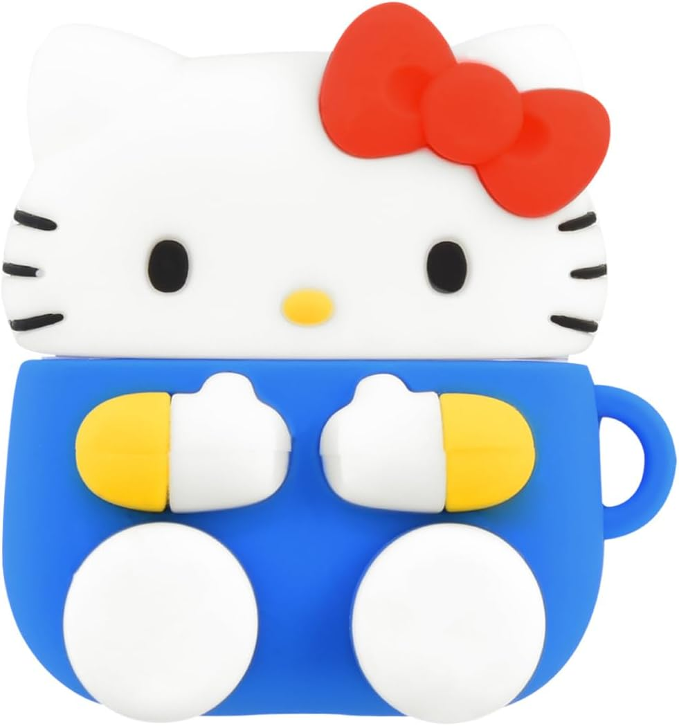 Gourmandies SANG-496KT Silicone Case for Sanrio Characters Airpods 4 Hello Kitty image number 1
