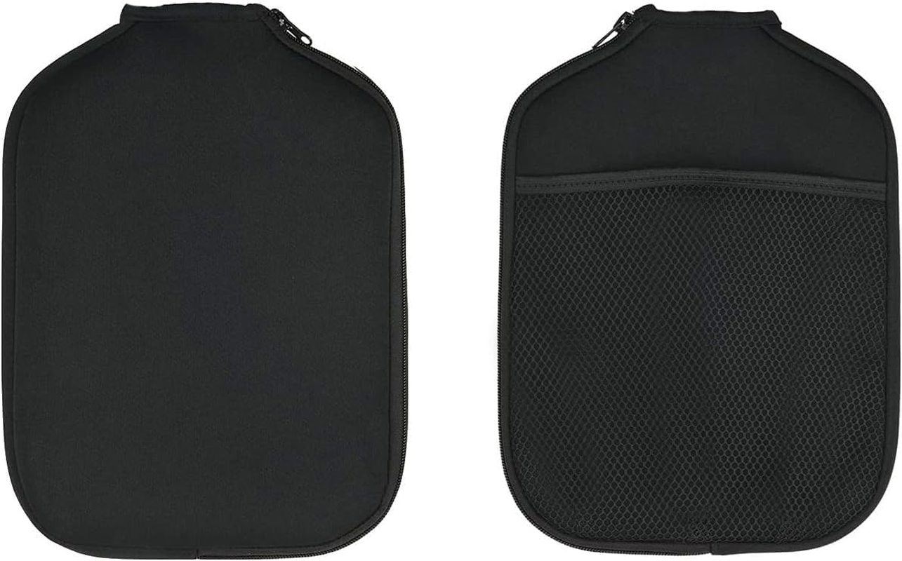 Pack of 2 Neoprene Racket Case Table Tennis Racket Case with Mesh Bag Handle Storage Bag image number 5
