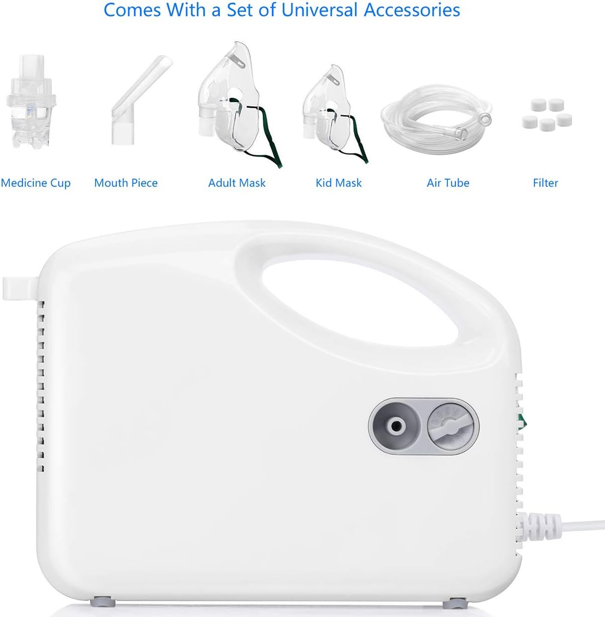 Compact Compressor Atomising Kits - Tubing, Chamber and Mouthpiece Are Included image number 1