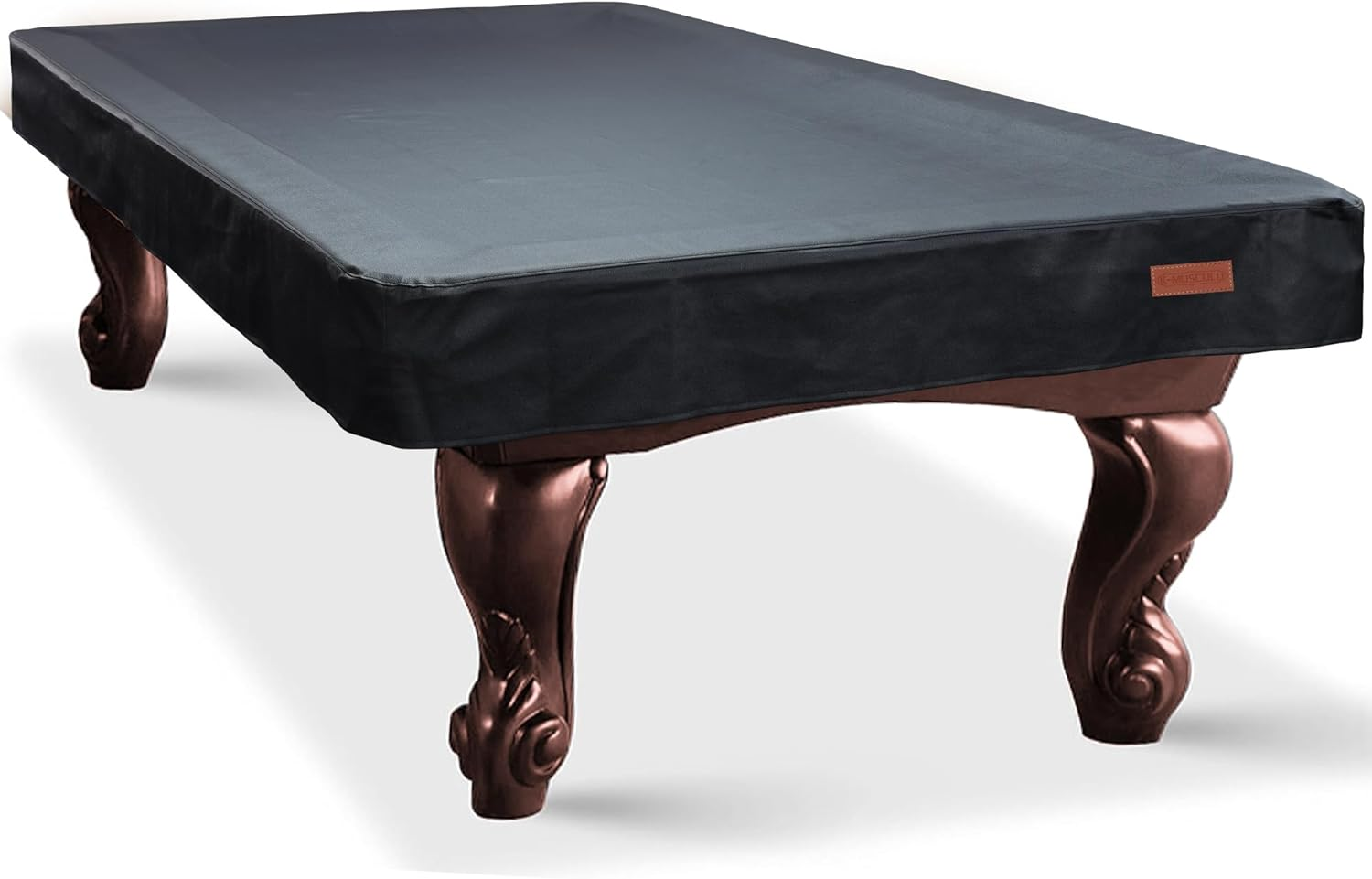 K-Musculo Pool Table Cover, Heavy Duty Leatherette Billiard Table Cover, Waterproof and Tearproof, 6.5/7/ 7.5/8/ 8.5/9 Foot Fitted