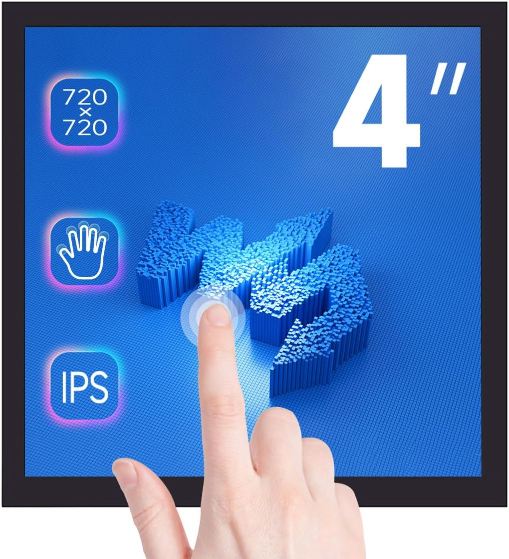 Waveshare 7Inch Small Display for Raspberry Pi 1024&times;60 Resolution DPI Interface IPS No Touch Supports Systems like Raspbian, Ubuntu Mate, OSMC..