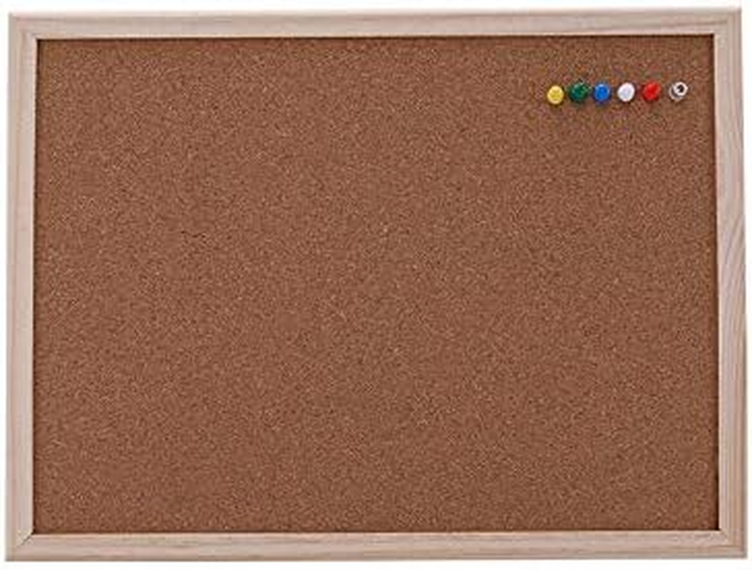 30Cm X 40Cm Cork Pin Message Notice Board Cork Board Pin Bullentin Boards Felt Memo Board for Offices Bedroom Kitchen image number 4