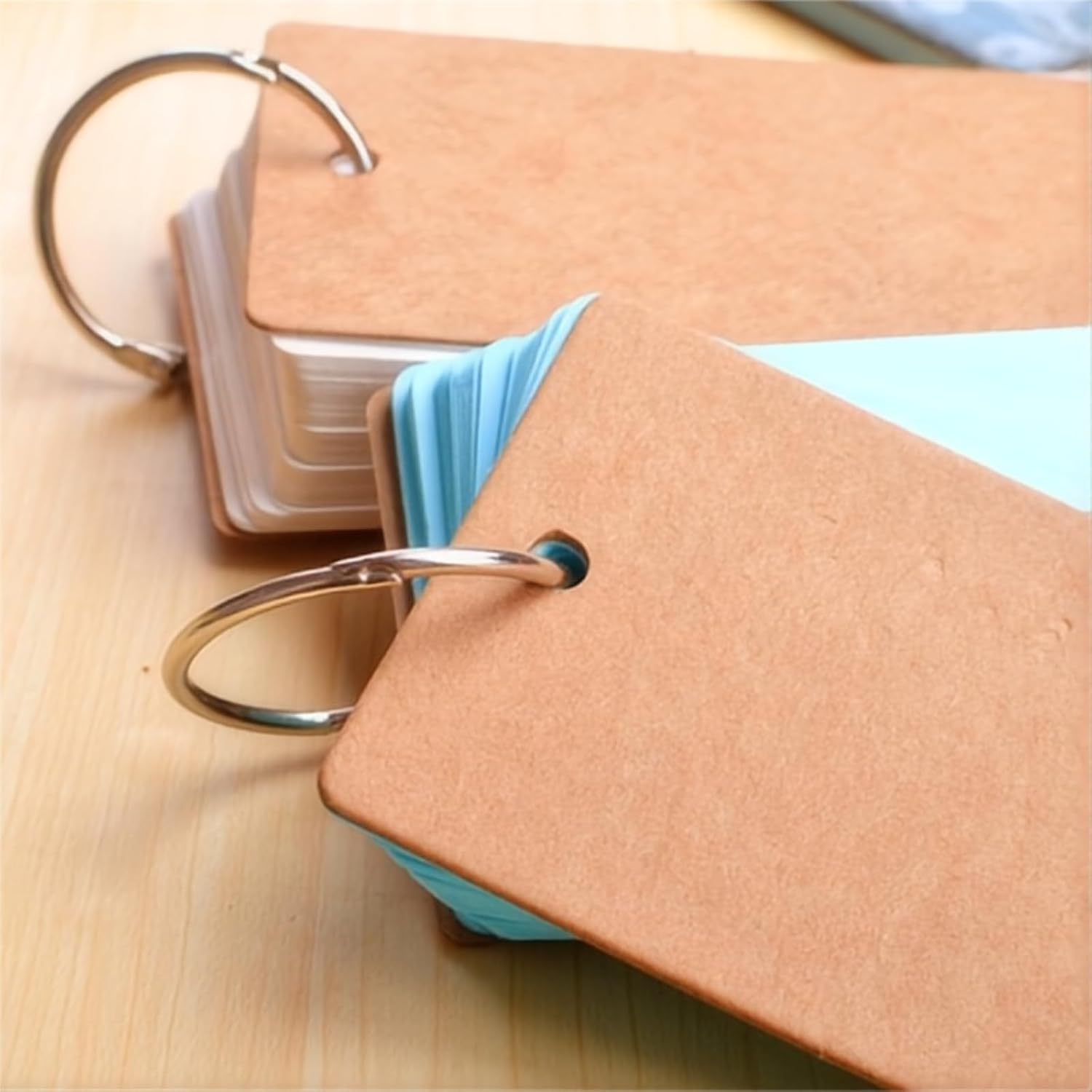 MAIHUO 300 Sheet Index Cards Blank,4X7 CM Flash Card with Rings,Colorful Flash Cards Blank image number 3