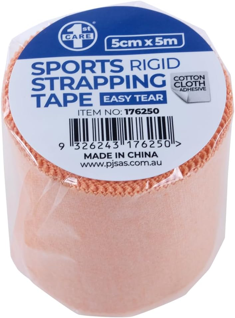 Leona Co Athletic Sports Tape, Rigid Sports Tape for Blister Prevention, Strapping Tape for Backpacking Hiking Climbing, 5M X 5Cm