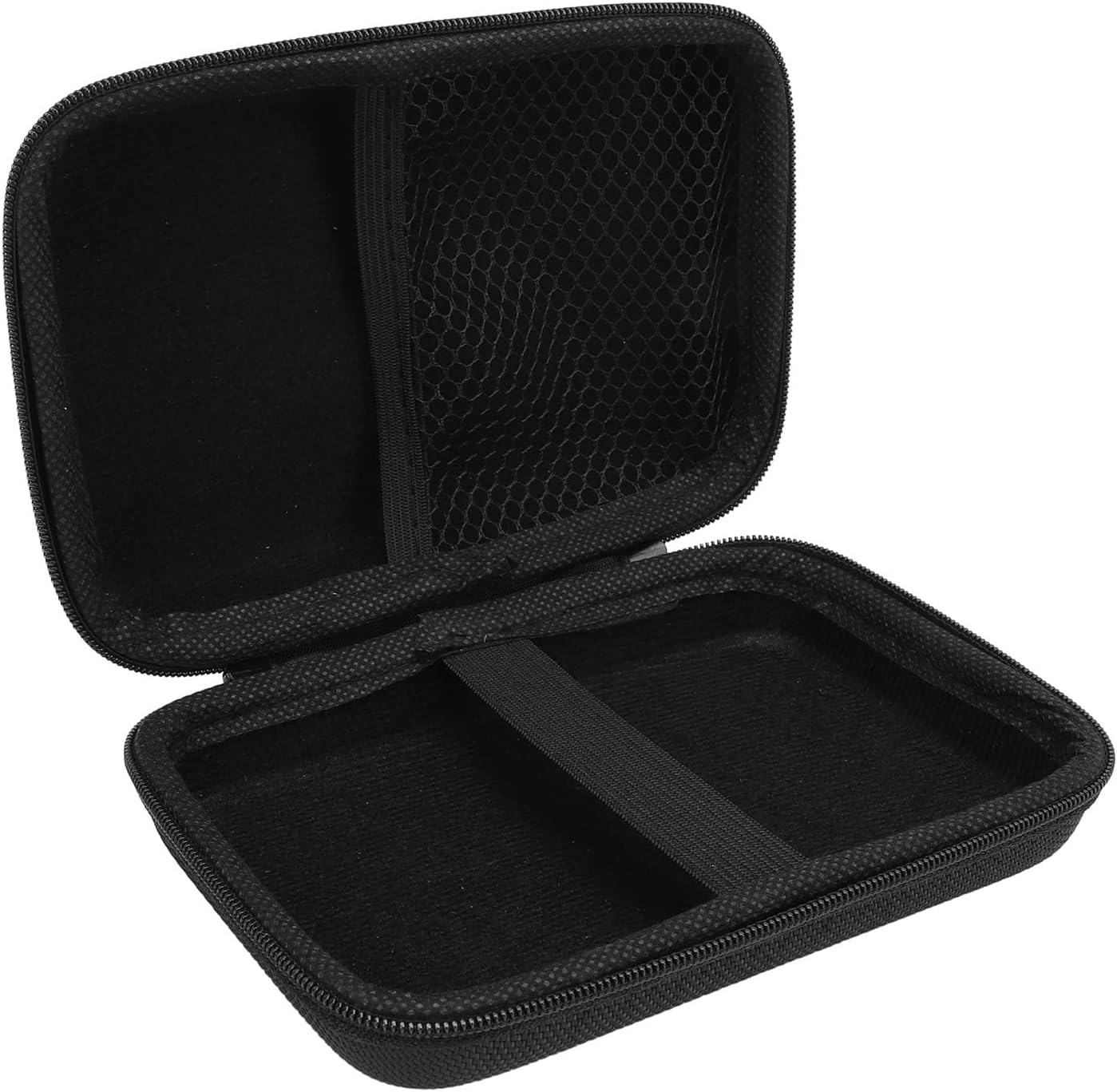 Game Console Carrying Bag, EVA Shell Protective Case with Interior Mesh Pocket for Accessories, Lightweight Compact Design, Dual Zip for Quick Access image number 2