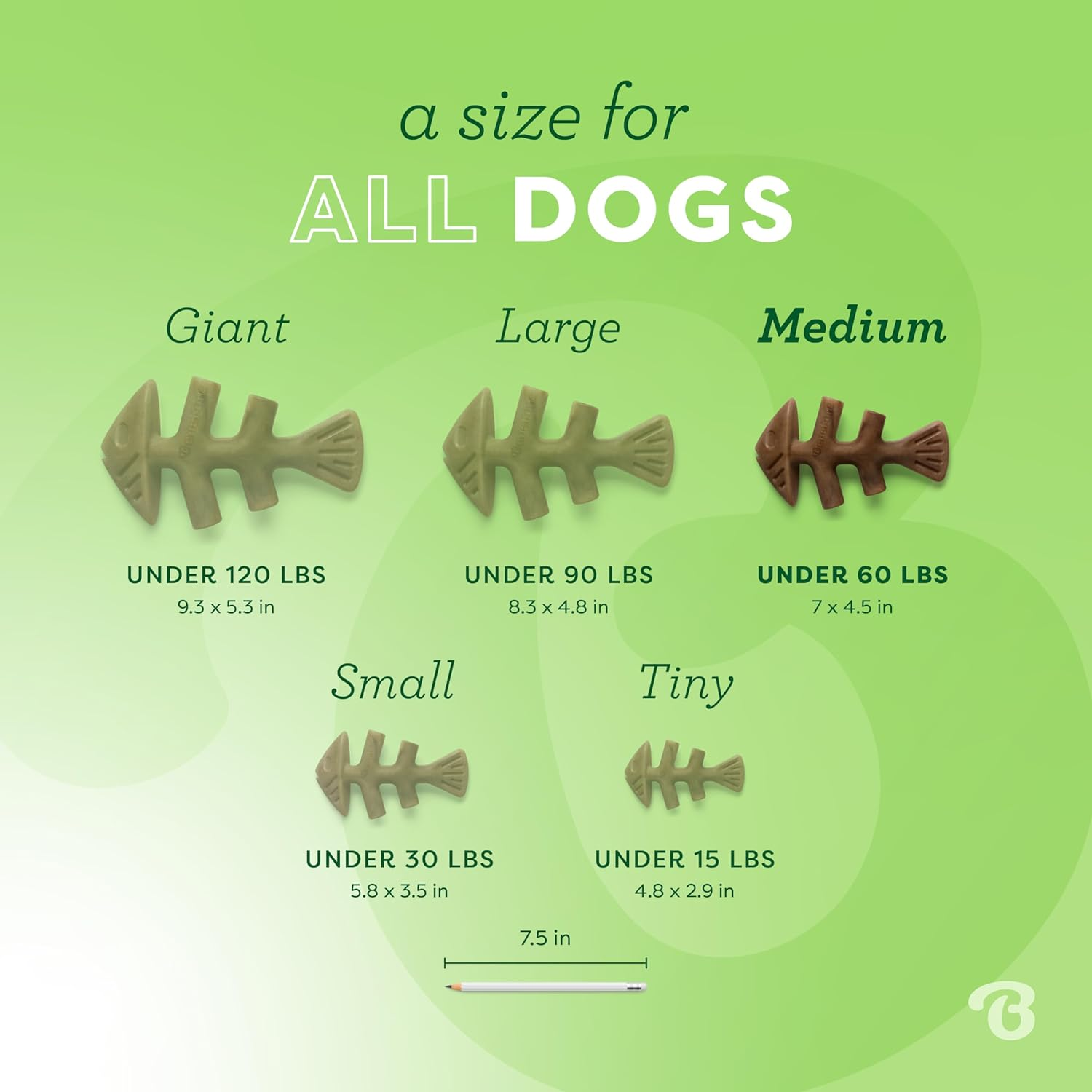 Benebone Fishbone Medium image number 4