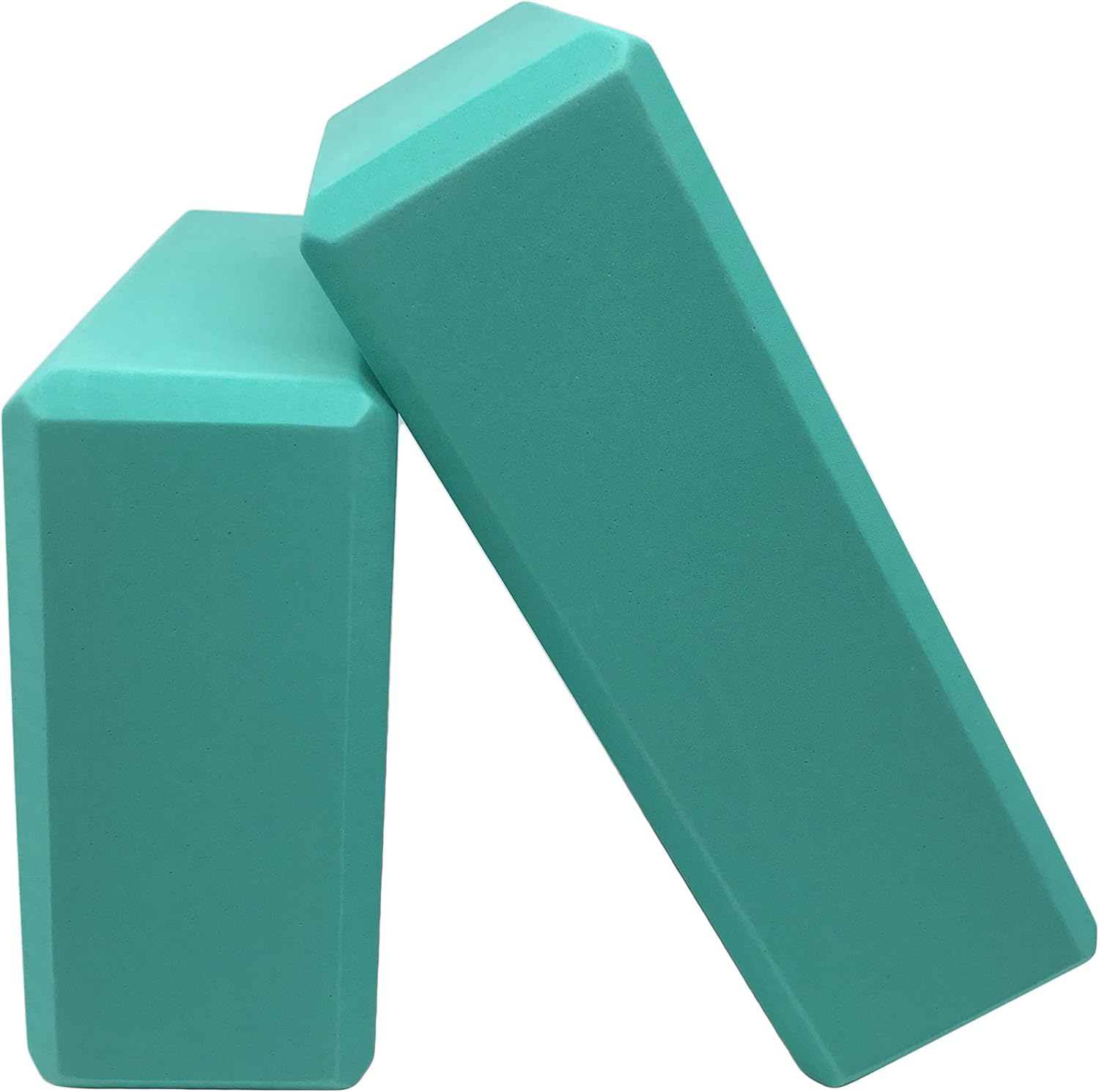 TEEYAR Truly High-Density Yoga Blocks - 2-Pack Durable Premium EVA 4 Inch(23X15X10Cm) or 3 Inch(23X15X7.2Cm) for Yoga, Pilates, and Stretching image number 4
