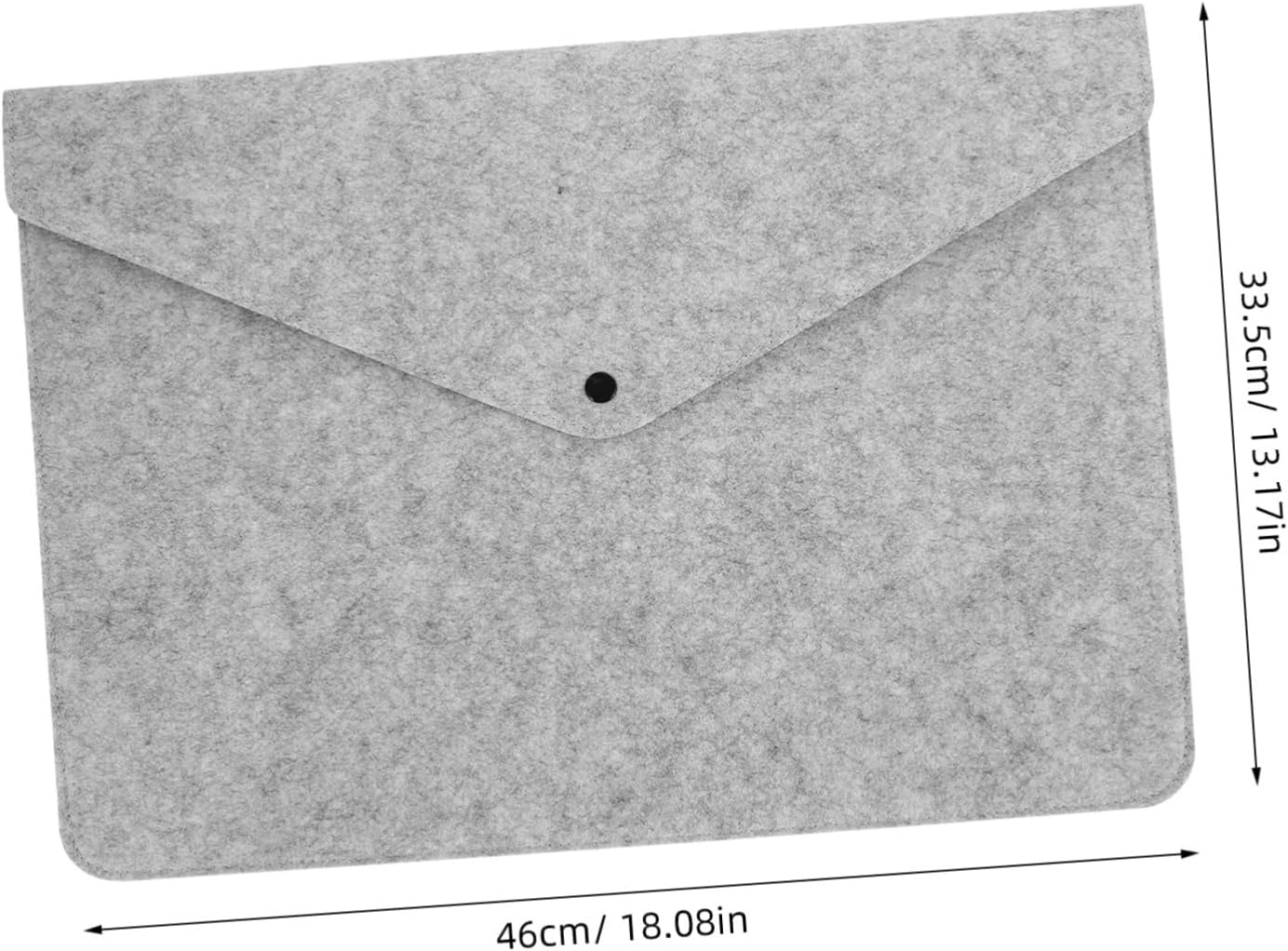 ULDIGI Zippered Felt Document Bag Capacity File Folder Pockets for School Office Travel image number 5