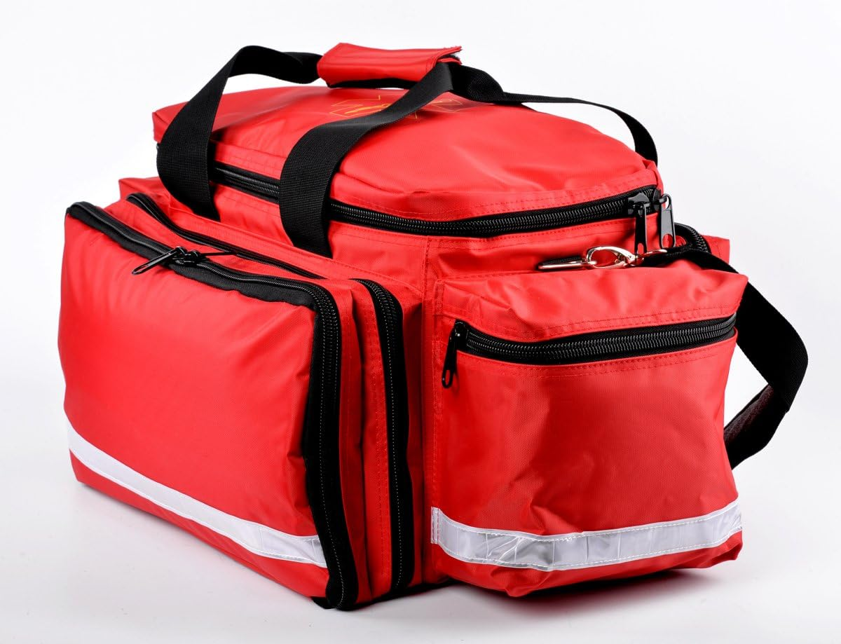 Aurelius Large Capacity First Aid Responder Bag Empty EMT Trauma Bag,Emergency Supplies Not Included (Longer)