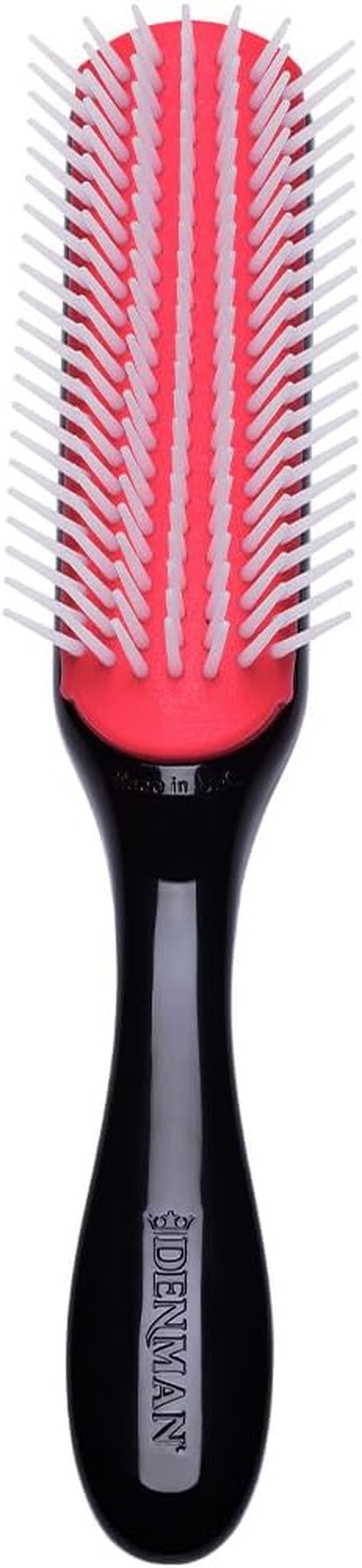 Denman D3 Gold Crown Hairbrush, Black image number 2