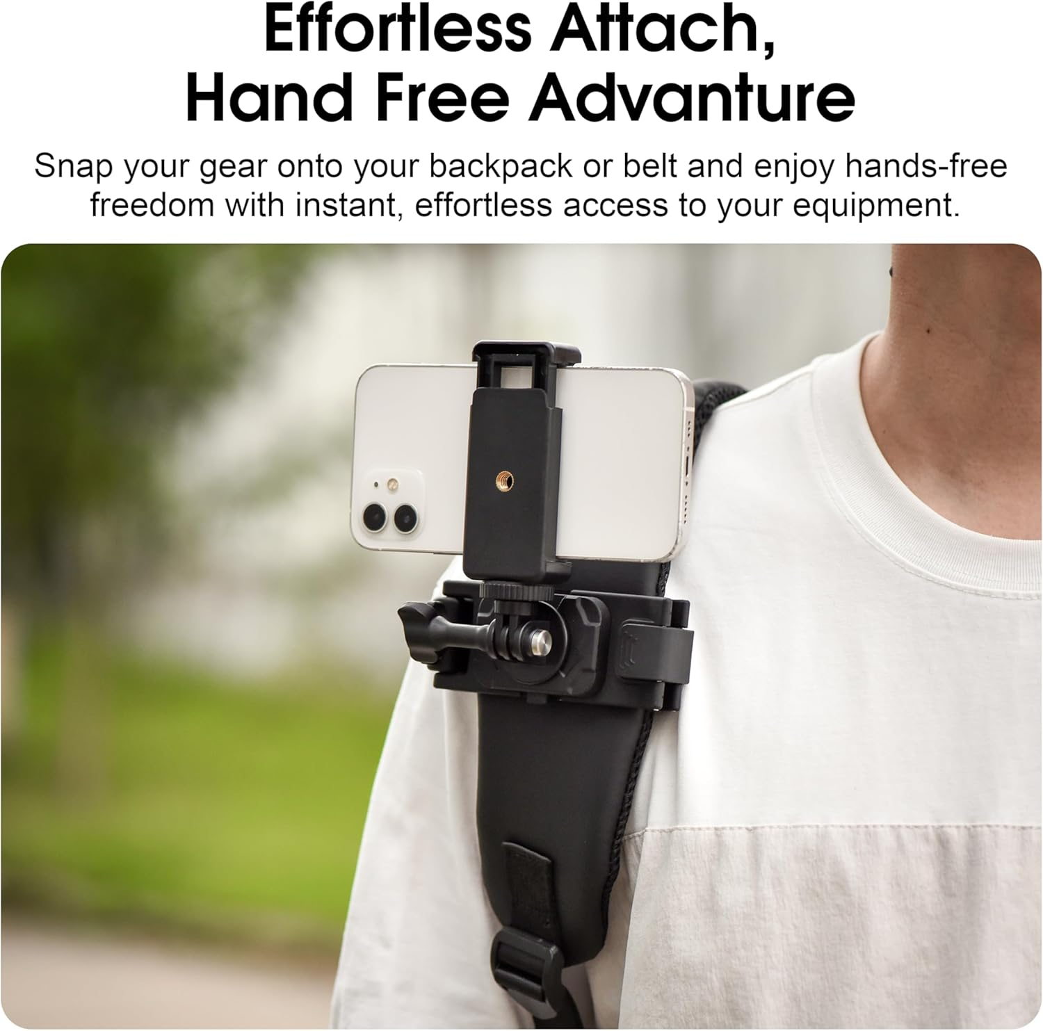 STARTRC VCR Selfie Stick Holster Backpack Strap Clip Mount for Insta 360 X5 X4 Go Ultra ACE Pro 2 Ajustable Quick Release for Pro Hero 13 12 Max 2 for DJI Osmo Nano Action 5 Camera Accessories image number 1