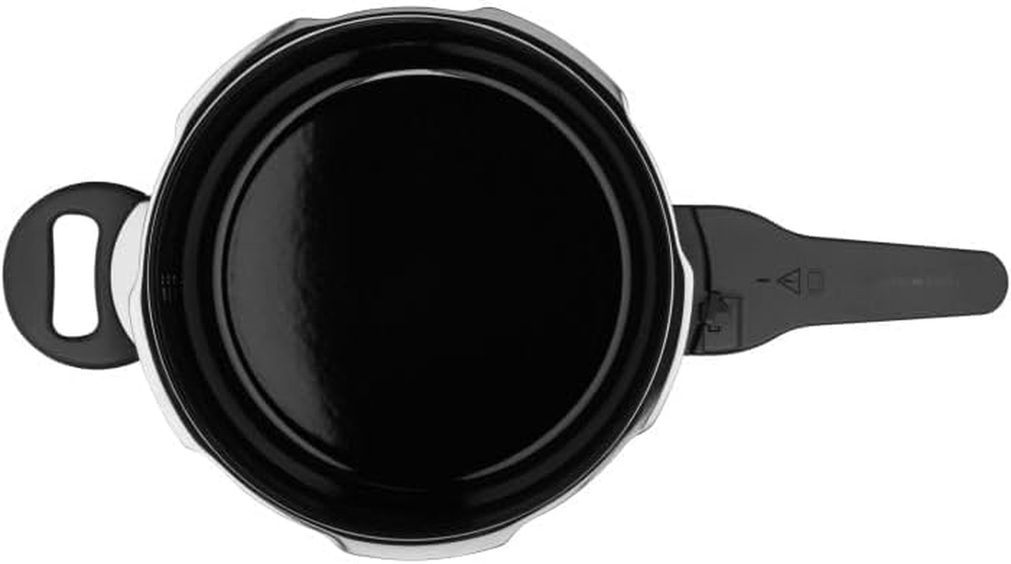 Silit Sicomatic T-Plus Pressure Cooker 4.5 L, Pressure Cooker 22 Cm, Silargan Functional Ceramic, Induction, 3 Cooking Levels, One-Handed Control Knob, Black image number 1