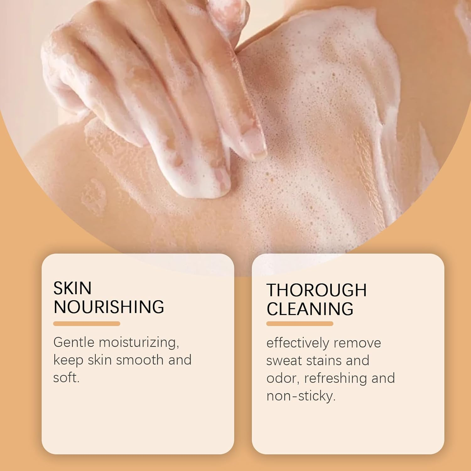 Persimmon Body Wash for Body Odor Control, Nonenal Eliminator for Old People Smell, Strong Odor Remover & Deodorizing Shower Gel, Purifying Cleansing Wash for Women & Men,Long Lasting Freshness (4Pcs) - 3Pcs image number 3