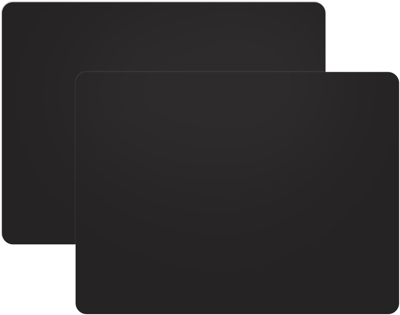 Silicone Placemats, Food-Grade Non-Slip Waterproof, Dining, Countertop Protector, Kitchen Counter Mat, Heat Resistant, Baking Mat Dishwasher Safe (Grey, 5.1Oz&times;2Pack)