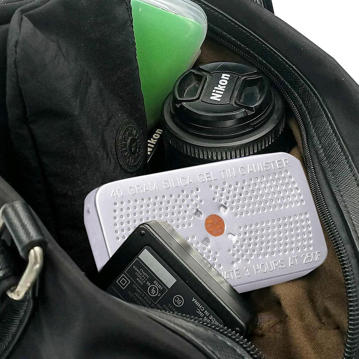 Silica Gel Desiccant | Desiccant for Car,Fast Reactivate Desiccant Bags Orange to Green Indicating for Air Dryer, Cabinet, Bag Qarido