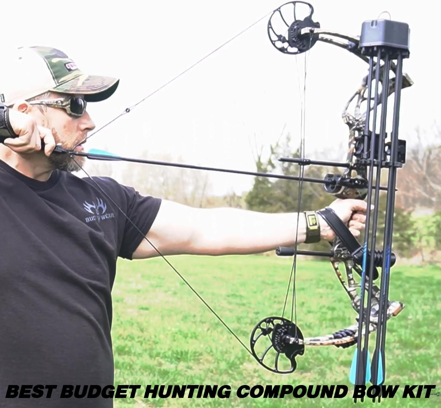 Sanlida Archery Dragon X8 RTH Compound Bow Package for Adults and Teens,18&rdquo;-31&rdquo; Draw Length,0-70 Lbs Draw Weight,Up to IBO 310 Fps,No Bow Press Needed,Limbs Made in Usa,Limited Life-Time Warranty image number 4