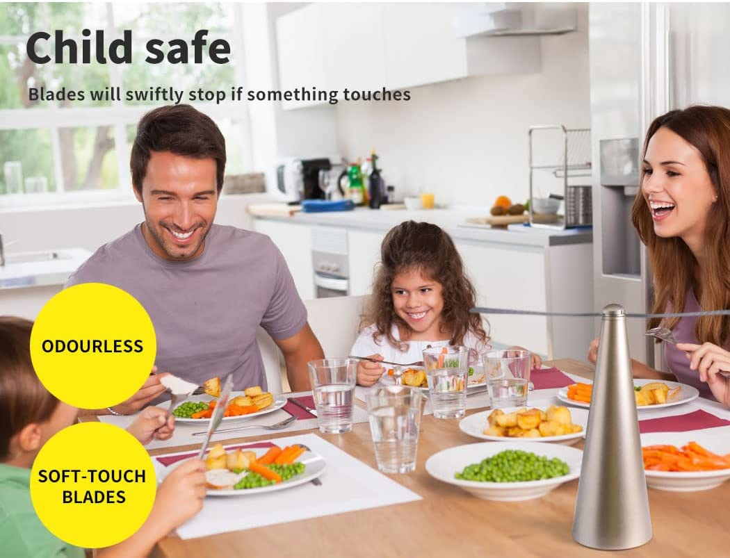 Fly Free Repellent Fan Trap Entertaining Chemical Hook Indoor Outdoor Home image number 1