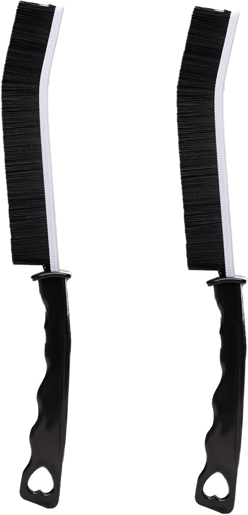 2 Pcs Crevice Cleaning Brush Hard Bristle Gap Brush Multifunctional for Bathroom Household Kitchen Tiles Window Crevice Cleaning Tool (Style 1) image number 5