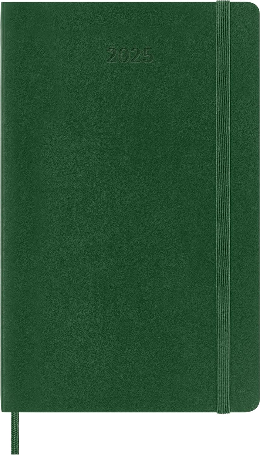 MOLESKINE - 2025-12 Month Daily Soft Cover Diary - Large - Myrtle Green image number 3