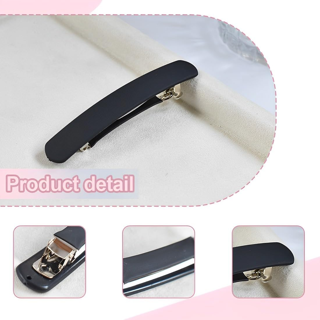 AOEVUIR Pack of 4 French Hair Clips, Women'S Thin Hair, Automatic Hair Clip for Thin Hair and Thick Hair Clips Set for Women