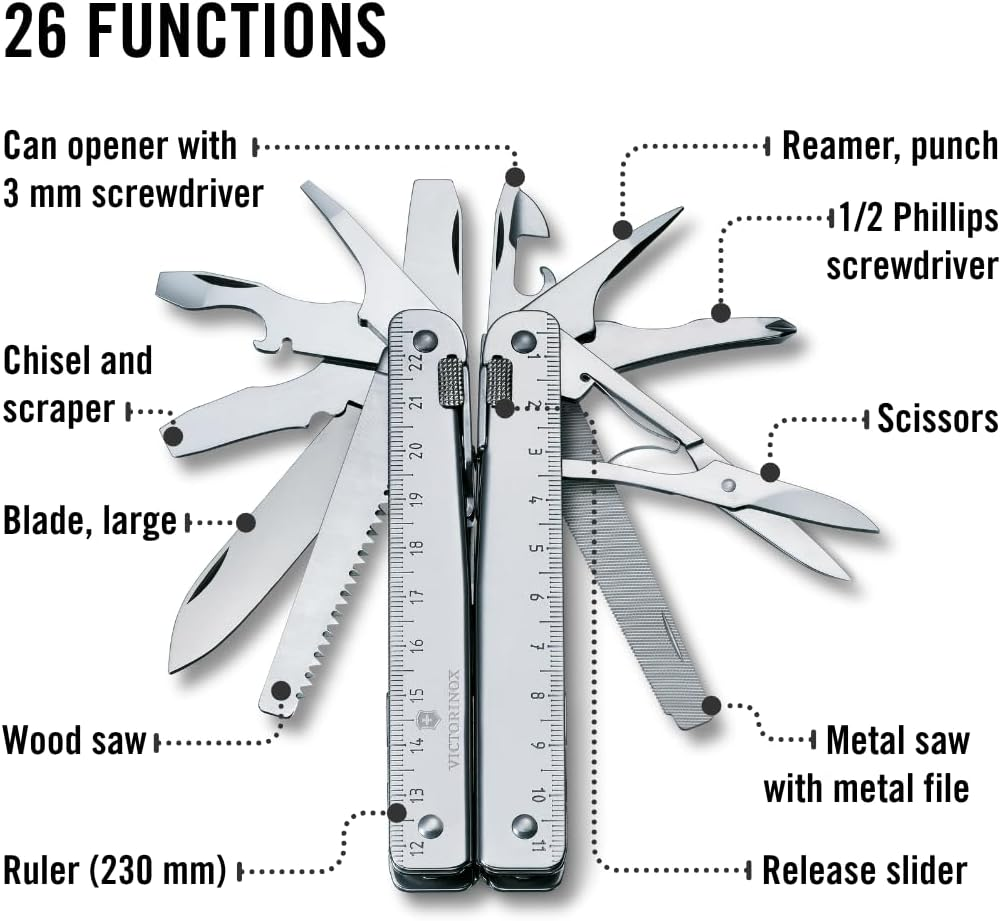 Victorinox 3.0327.L Swiss Army Swisstool X, Silver, 115Mm image number 5