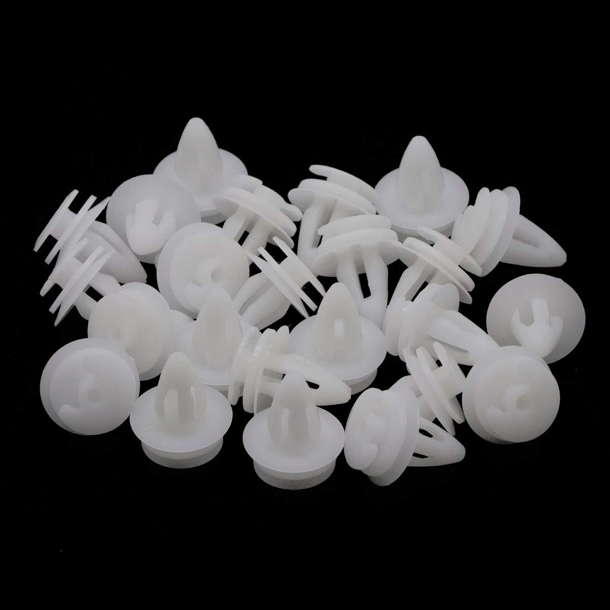 Lantee 20 Pcs 9Mm White Door Trim Panel Retainer Clips for BMW #51411973500 Series 3, 5 & 7 1987 - On image number 2