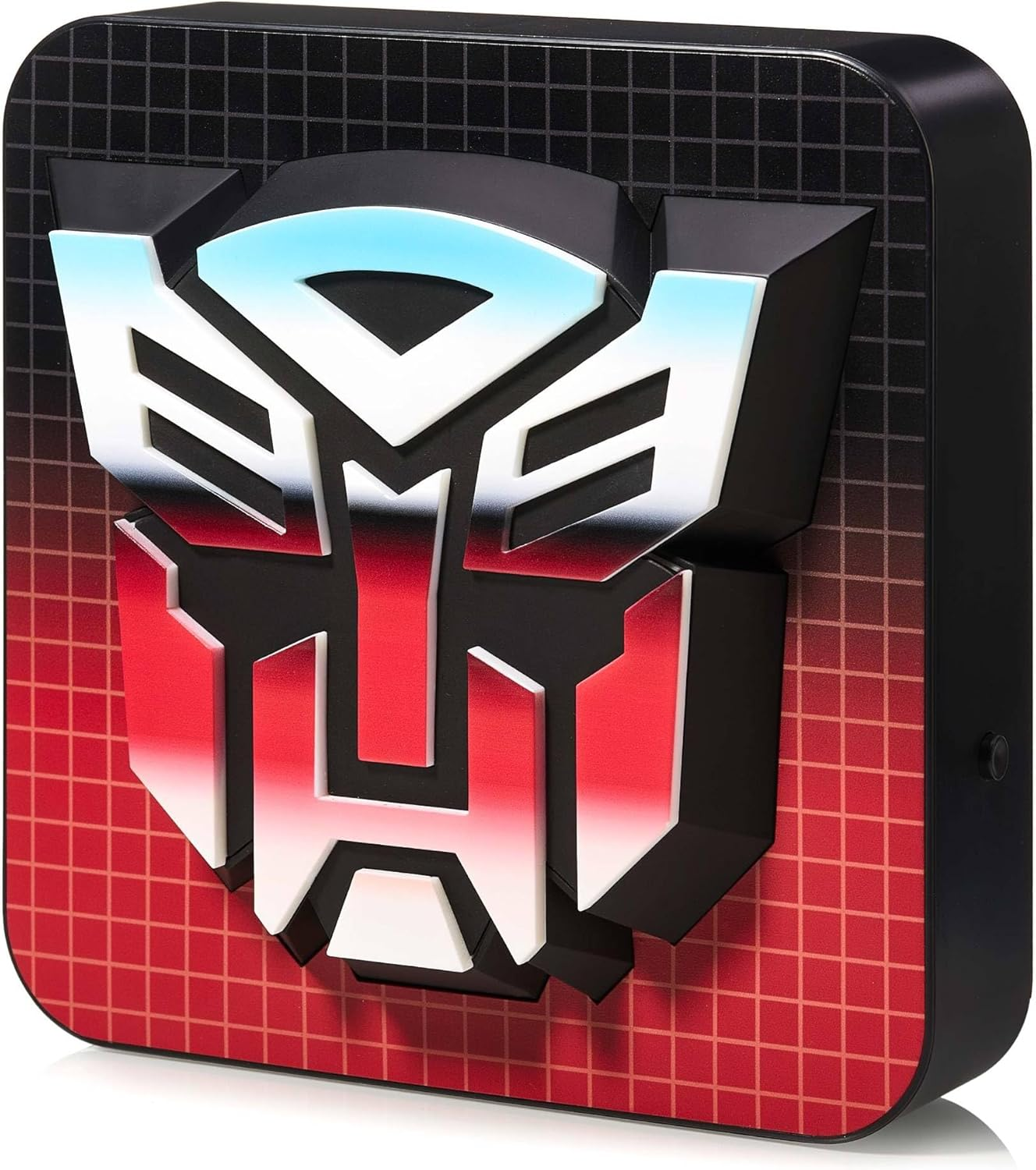 Numskull Official Transformers Acrylic Logo Desk Lamp Wall Light for Bedroom, Office, Home, Study, Work - Official Transformers Merchandise