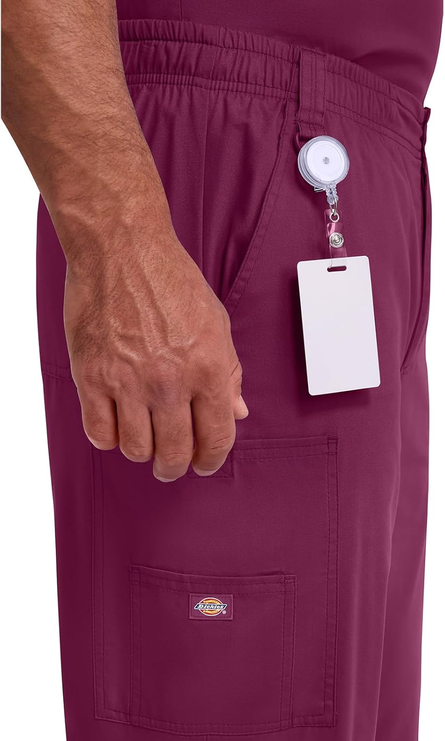 Dickies EDS Signature Mens Zip Fly Pull on Scrub Pant 81006 image number 7