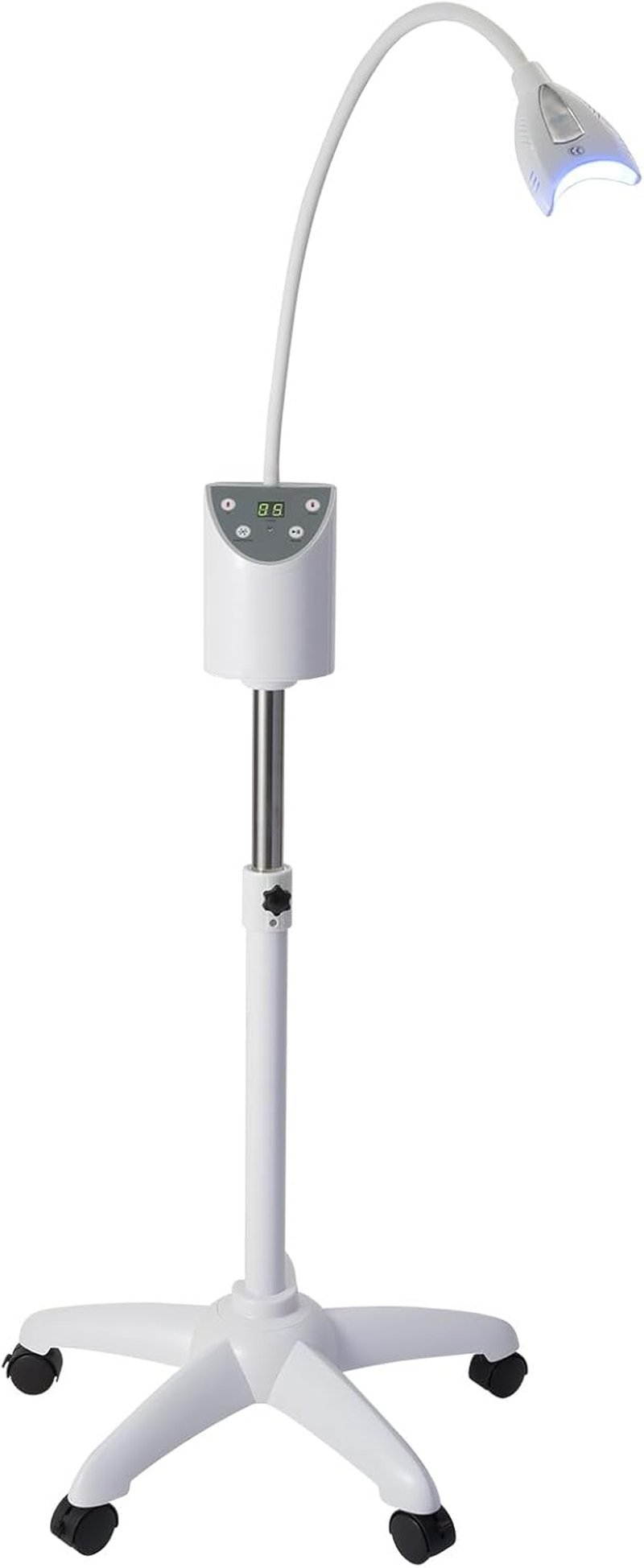 Teeth Whitening Lamp with 4 High-Power LED Lights, Mobile Cold Light Teeth Bleaching Machine with Universal Wheels, Remote Control, 20 Teeth Sheaths image number 4