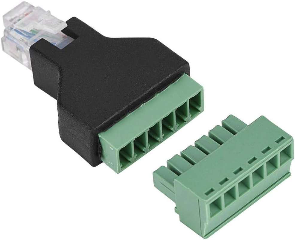 Couplers Male 1PCS Cable Coupler 6P6C RJ12 for Ethernet for Screw image number 1